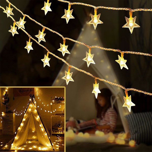 Sternförmige Lichterkette (6 m) | STARYGLOW