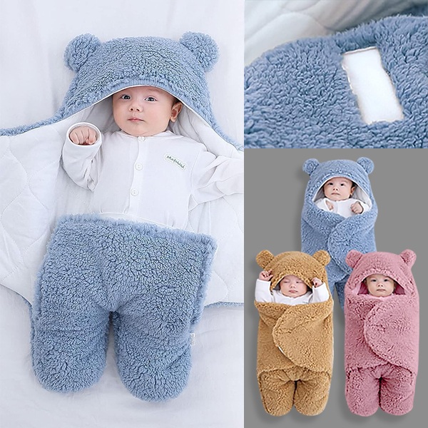 Warme und weiche Decke für den Schlaf des Babys | FLUFFIKINS