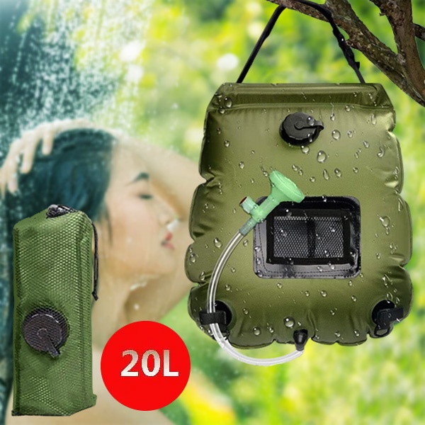 Solar-Campingdusche mit integriertem Thermometer (20L) | SHOWDY