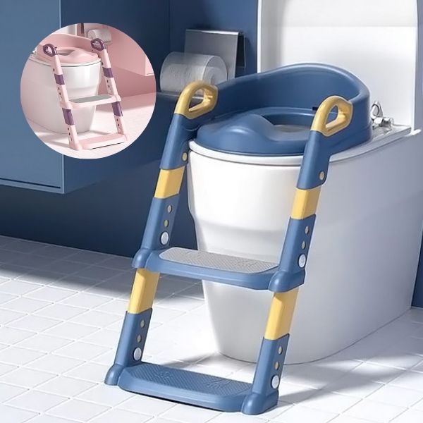 Kindertoilettensitz mit Stufen | KIDDISTEP