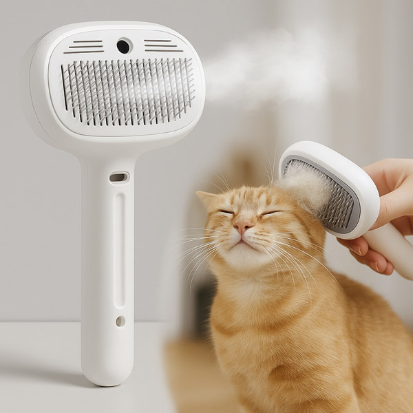 Dampfpflegebürste für Hunde und Katzen | GROOMSY