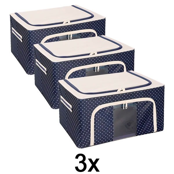 3x Kleiderschrank Aufbewahrungsbox | STACKBOX