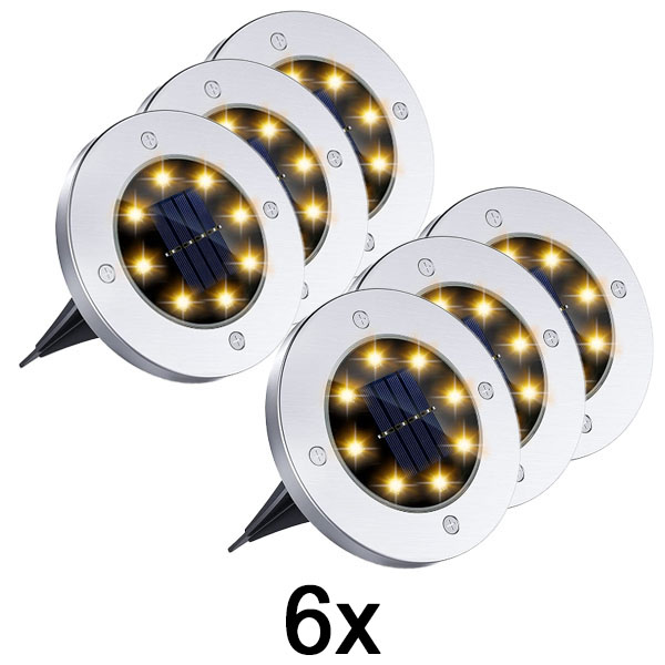 2x Solar-Bodenleuchten für den Außenbereich (3 Stück) | LUMIGARD