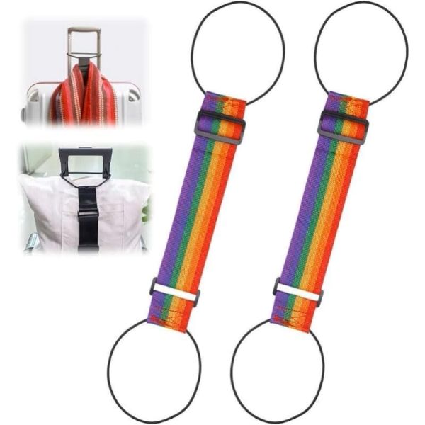 Verstellbarer elastischer Koffergurt (2 Stück) | LUGSTRAP
