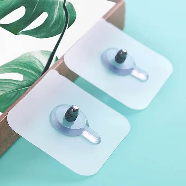 Transparente selbstklebende Wandhaken (10 Stück) | ADHEHOOKS