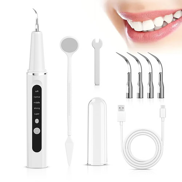 Elektrischer Zahnpolierer - 5 Modi, LED-Licht, USB-C | DENTELA